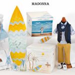 K2004 σετ βάπτισης για αγόρι με θέμα σέρφ, aloha