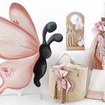 Κ2429 σετ βάπτισης για κορίτσι με θέμα πεταλούδα