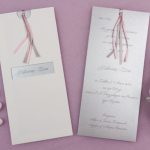 1456 Χειροποίητο προσκλητήριο γάμου