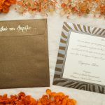 2391 Χειροποίητο προσκλητήριο γάμου