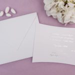 2629 Χειροποίητο προσκλητήριο γάμου