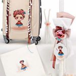 Κ2084 σετ βάπτισης για κορίτσι με θέμα Φρίντα Κάλο