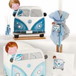 K2092 σετ βάπτισης για αγόρι με θέμα αυτοκίνητο