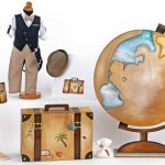 K2384 σετ βάπτισης για αγόρι με θέμα ταξίδι, travel