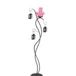 NK.1073 μεταλλικός κηροστάτης, λαμπάδα γάμου