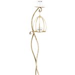 NK.1109 μεταλλικός κηροστάτης, λαμπάδα γάμου