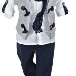 BAsa062 βαπτιστικό ρούχο για αγόρι