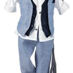 BAsa063 βαπτιστικό ρούχο για αγόρι