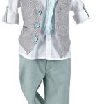 BAsa065 βαπτιστικό ρούχο για αγόρι