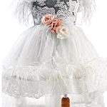 BKe056 βαπτιστικό ρούχο για κορίτσι