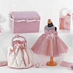 Κ2409 σετ βάπτισης για κορίτσι με θέμα ρομαντικό