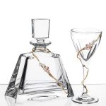 SM.1020 Σετ γάμου, καράφα & ποτήρι κρασιού.