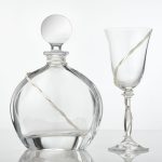 SM.1057 Σετ γάμου, καράφα & ποτήρι κρασιού.