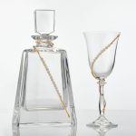 SM.1210 Σετ γάμου, καράφα & ποτήρι κρασιού.