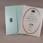 03995 Χειροποίητο προσκλητήριο βάπτισης