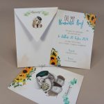 13003 Χειροποίητο προσκλητήριο βάπτισης