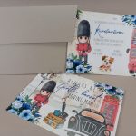 13010 Χειροποίητο προσκλητήριο βάπτισης