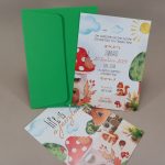 13025 Χειροποίητο προσκλητήριο βάπτισης