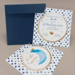 13052 Χειροποίητο προσκλητήριο βάπτισης