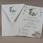 13099 Χειροποίητο προσκλητήριο βάπτισης