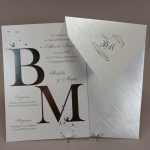 4444 Χειροποίητο προσκλητήριο γάμου