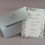 4453 Χειροποίητο προσκλητήριο γάμου