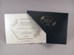 4457 Χειροποίητο προσκλητήριο γάμου