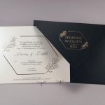4457 Χειροποίητο προσκλητήριο γάμου