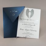 4460 Χειροποίητο προσκλητήριο γάμου