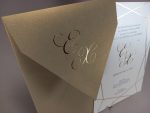 4462 Χειροποίητο προσκλητήριο γάμου - Image 2