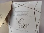 4462 Χειροποίητο προσκλητήριο γάμου - Image 3