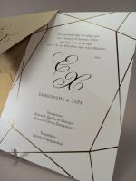 4462 Χειροποίητο προσκλητήριο γάμου - Image 4