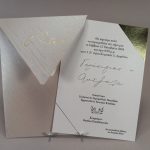 4511 Χειροποίητο προσκλητήριο γάμου