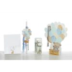 BE2427 σετ βάπτισης για αγόρι με θέμα αρκουδάκι