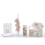 BE2251 σετ βάπτισης για κορίτσι με θέμα διαμάντι